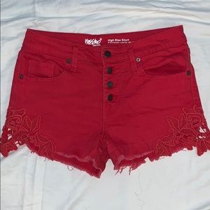 Missimo high rise button fly short